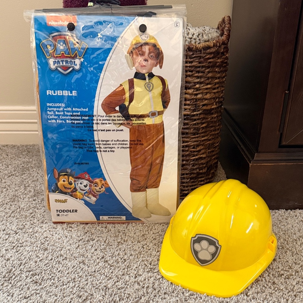 Paw Patrol Rubble Costume